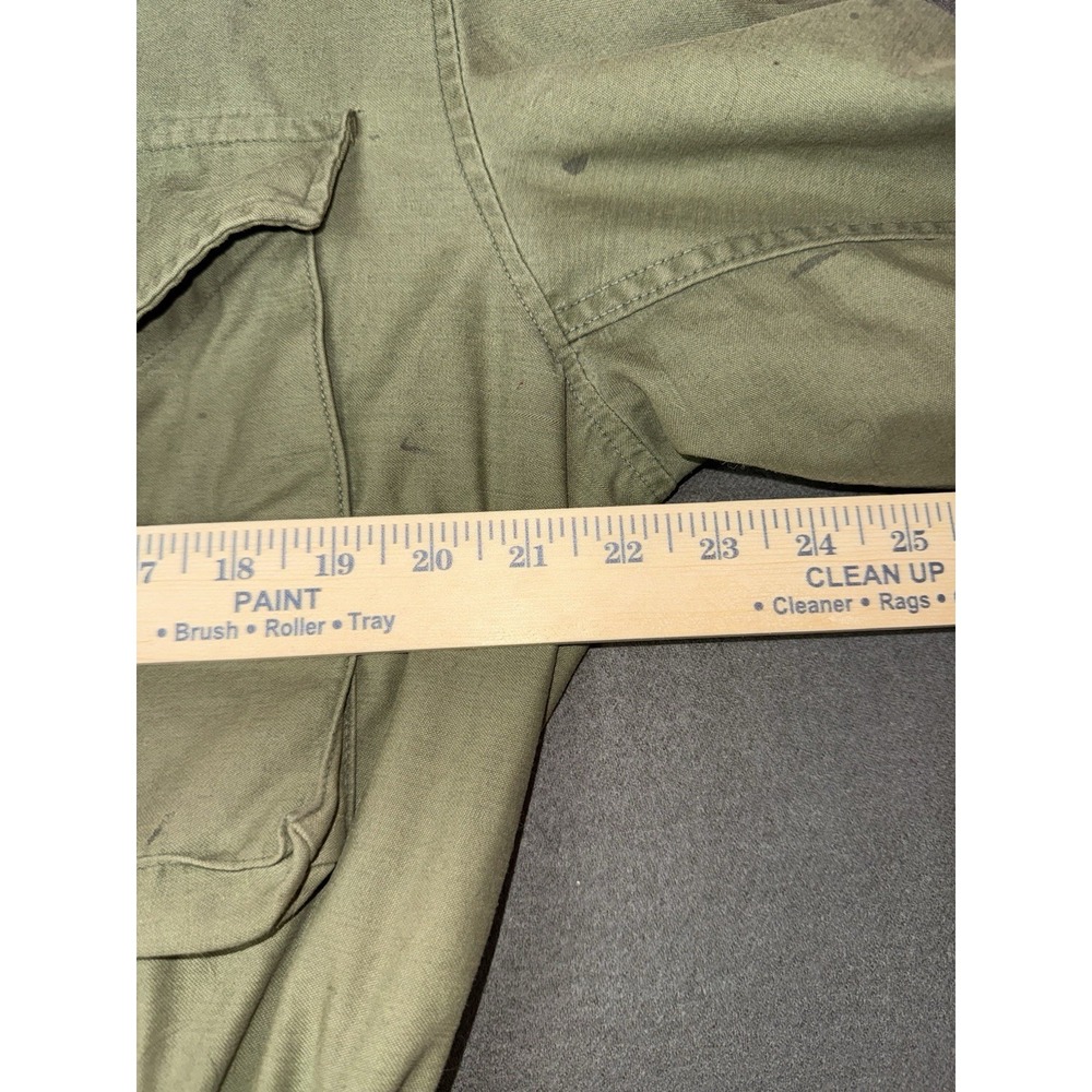 Vintage 70s US Army M-65 Field Jacket John Ownbey Co Inc Mens Medium Regular - Picture 6 of 9